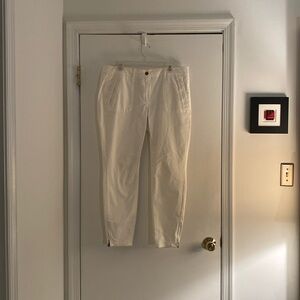 Loft size 12 white pants. New without tags. Never worn. Smoke-free,pet free home